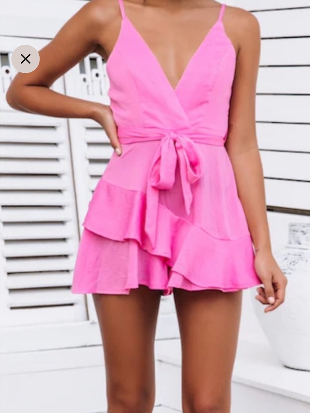 Hello Molly Granada  Pink Romper